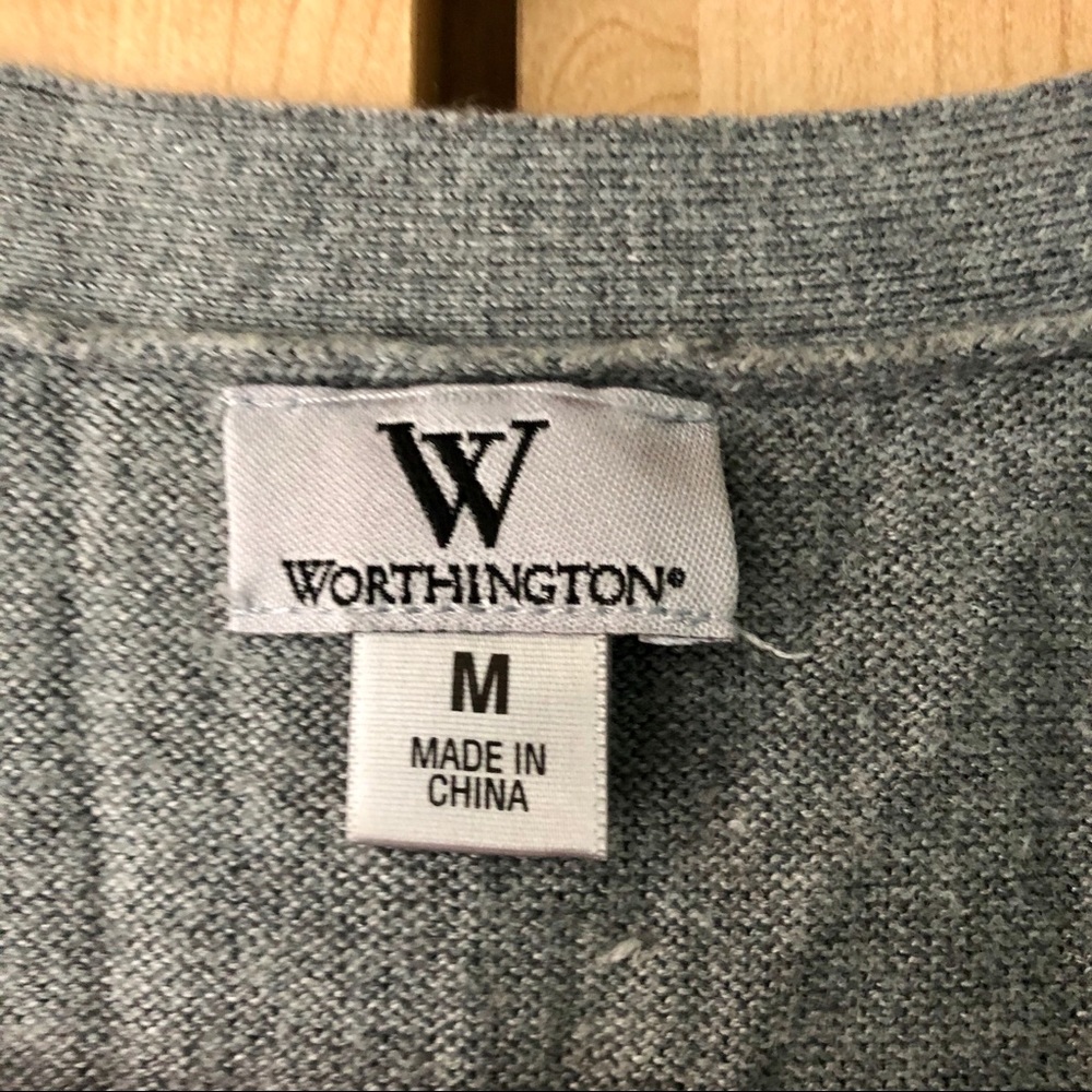 Worthington Basic Knit Button Cardigan - image 4